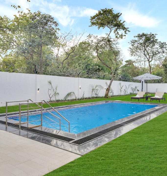 Khattalwada Villa | Alaya Stays Ratikara Ullaas 2-BHK with Private Pool, Lounge Space, Pool table & Lawn
