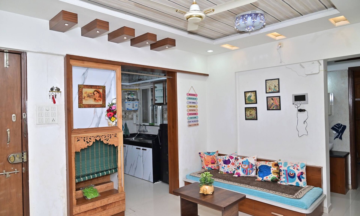 Wakad Apartment | Bright 2Bhk apartment with AC , Wifi and view from balcony in Hinjewadi Phase 1
