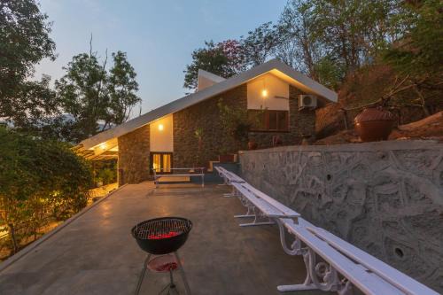 Kadadhe Villa | SaffronStays Inverlochy 3-BR Parsi-style villa with indoor games, bonfire & views near Lonavala
