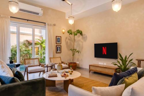 Mapusa Villa | Villa Avyan by Hireavilla - Luxury 4BHK with Pool 5 mins from Assagao