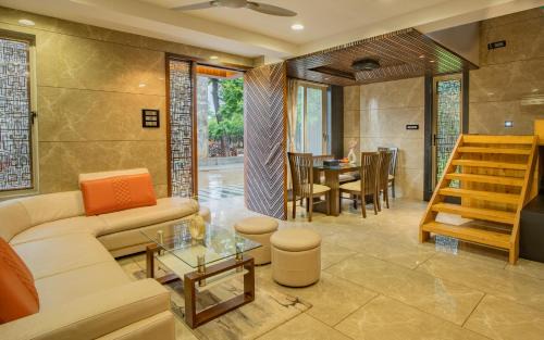 Lonavala Villa | Alaya Stays Imperial Serenia 3-BHK with Common Pool & Garden Near Karla Cavs and Bhushi Dam
