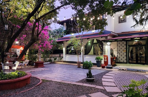 Vagator Villa | Casa de Tartaruga - Heritage Goan Villa, Half Acre, Private Pool, Staff