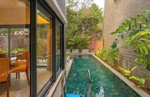 Vagator Villa | Cozy Nest 4Bhk Private Villa with Private Pool, Anjuna Beach North Goa