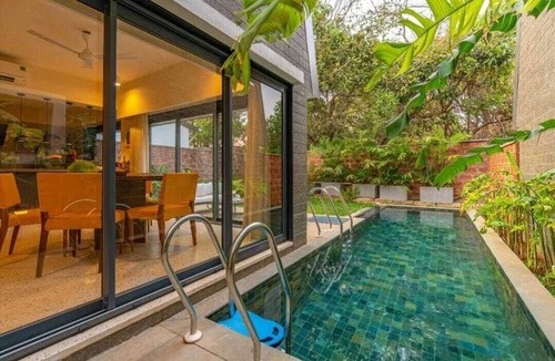 Vagator Villa | Cozy Nest 4Bhk Private Villa with Private Pool, Anjuna Beach North Goa
