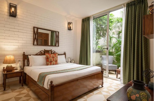 Nerul Apartment | El Arbol by The Blue Kite with Rooftop Pool, Kitchen, Wifi, Security,10 Mins to Candolim Beach & 5 mins to Casino