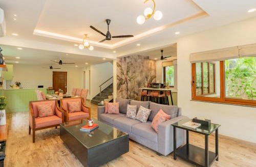 Siolim Villa | ELIVAAS Signature 3 BHK Pvt Pool & Bar - Villa Valerie