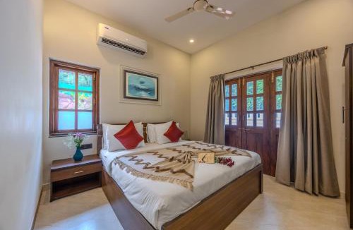 Porvorim Villa | ELIVAAS Signature Casa Vilson 3-BHK Villa With Private Pool, Indoor Bar, Lounge Area, Bathtub and Courtyard