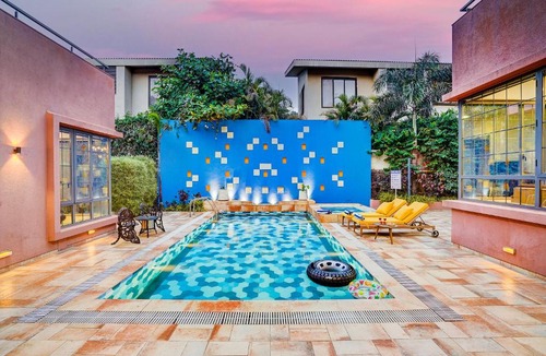Kune Village Villa | ELIVAAS Signature Villa 39 - Serene 6 BHK Retreat with Pvt Pool, Gaming Zone & Balcony