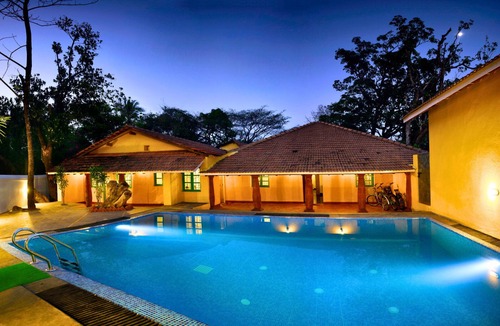 Chorao Villa | ELIVAAS Terra Rosa 4 BHK Villa With Pool