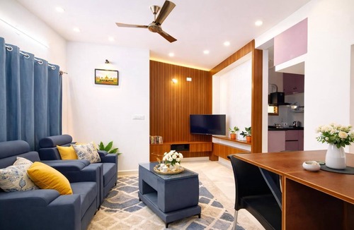 Mysore Apartment | Hill View Comforts-Foot hills of Chamundi Hills. Pet-Friendly!