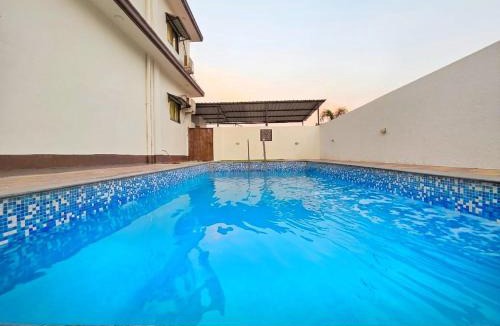 Malavli Hotel | ll EMPYREAN STAY ll WHITE PANTHER VILLA ll 3BHK ll ll PRIVATE POOL ll AC ll FREE WIFI ll