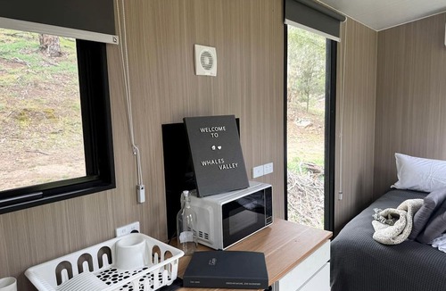 Steiglitz Cabin | Off-Grid Tiny House with Cozy Firepit Retreat in Steiglitz, Australia