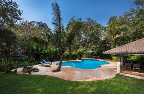 Alibaug Villa | SaffronStays Laguna - 4BR vintage-chic villa with unique pool, gazebo & terrace sit-outs near Mandwa Jetty, Alibaug