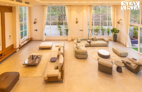 Anjaneri Villa | StayVista at Vayu Farm with BBQ, Bonfire & Lake View