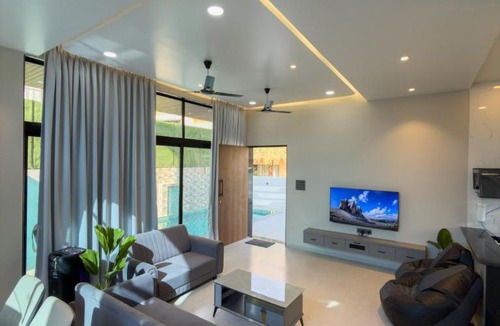 Devghar Villa | The White Casa Villa 4 BHK Private Pool Villa MTDC aproved