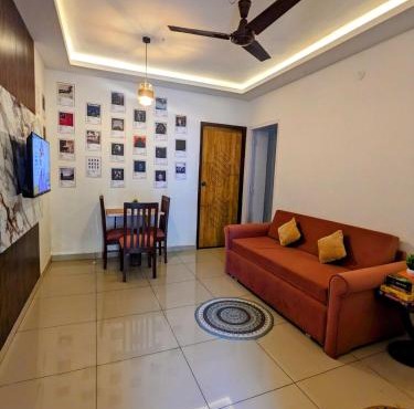 5 Min Walk to Colva Beach, Cozy 1BHK