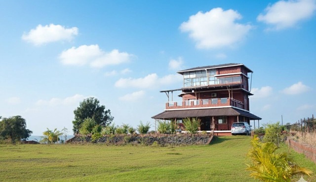 Near Beaches & Raigad Fort | 360° Hill View Villa