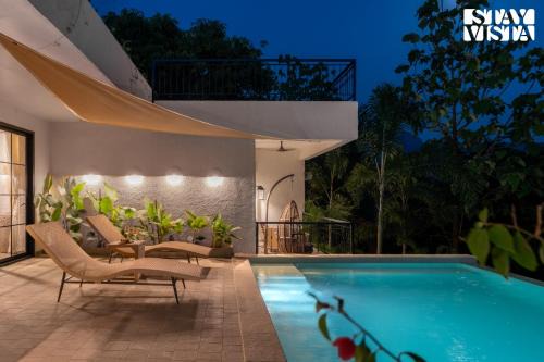StayVista at Stories by the River with Pool & Bar