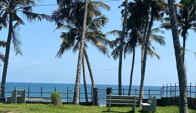 Thodiyil Private beach chalet 10 meter away from beach
