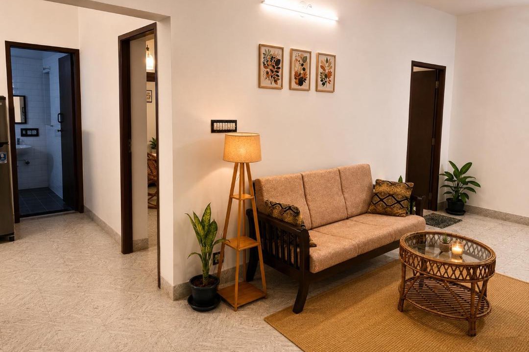 Pondicherry Beach Apartment | The Coastal Calm Sea-View apartment entire unit