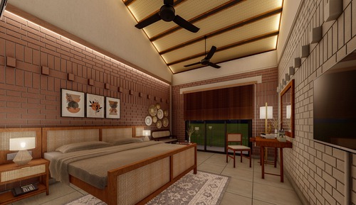Deluxe Double Room, Balcony, Garden View