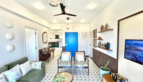 Three-Bedroom Premium Apartment with Balcony