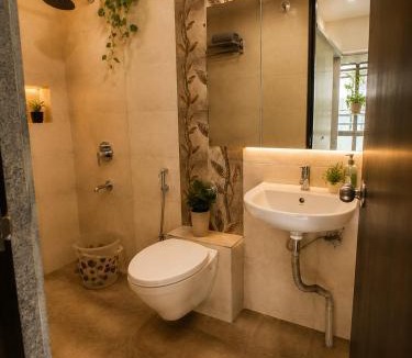 Aundh Apartment | LuxeBnb - The Olive Maple Room