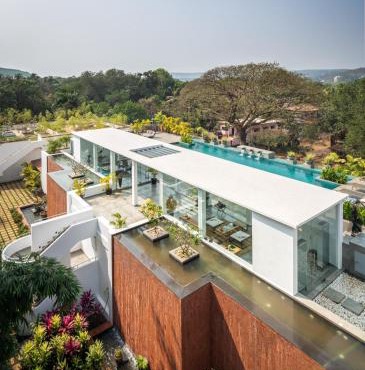 El Arbol by The Blue Kite with Rooftop Pool, Kitchen, Wifi, Security,10 Mins to Candolim Beach & 5 mins to Casino
